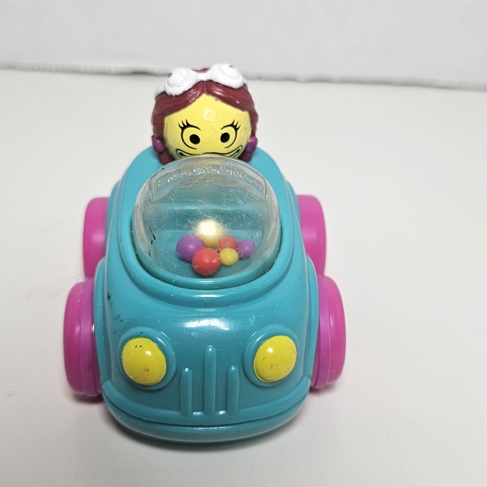 Fisher Price McDonalds Birdie Popper Car Toy 2.5" X 2" 1996 Vintage